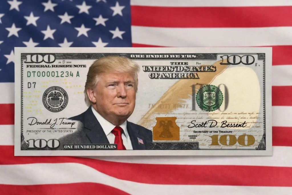 Estados Unidos emitirá billetes con la firma de Donald Trump por primera vez en la historia