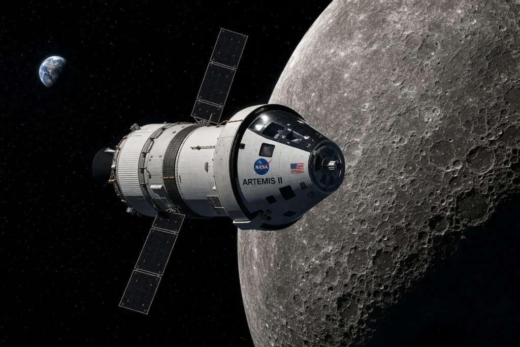 Los astronautas que cruzaron el lado oculto de la Luna ya vuelven a la Tierra